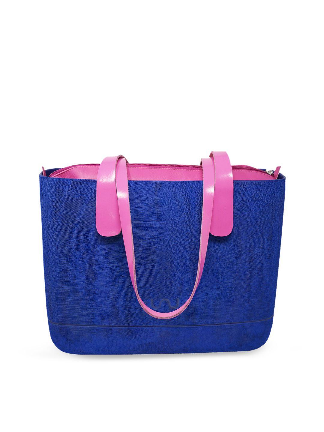 doubleu blue solid shoulder bag