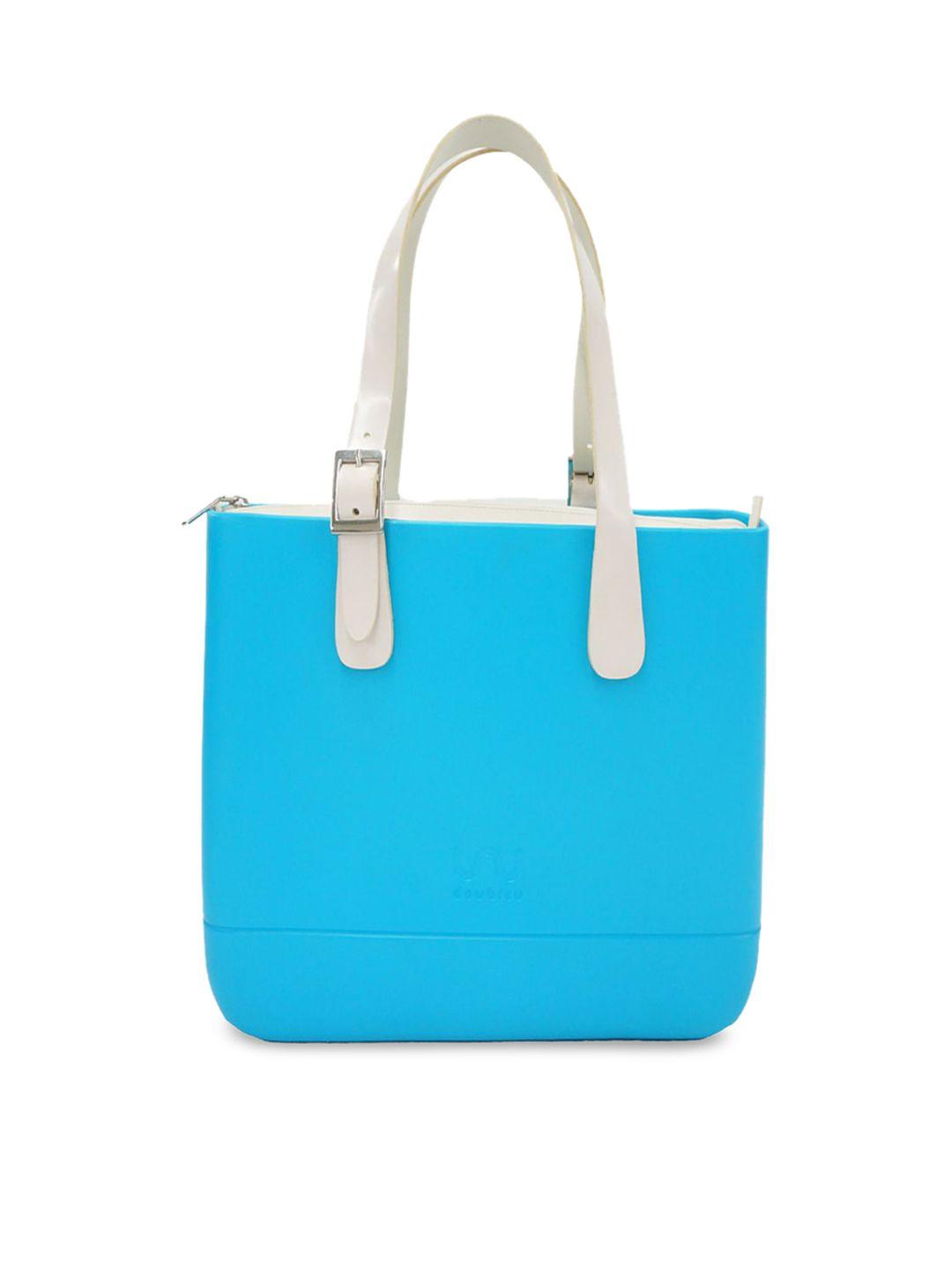 doubleu blue solid shoulder bag