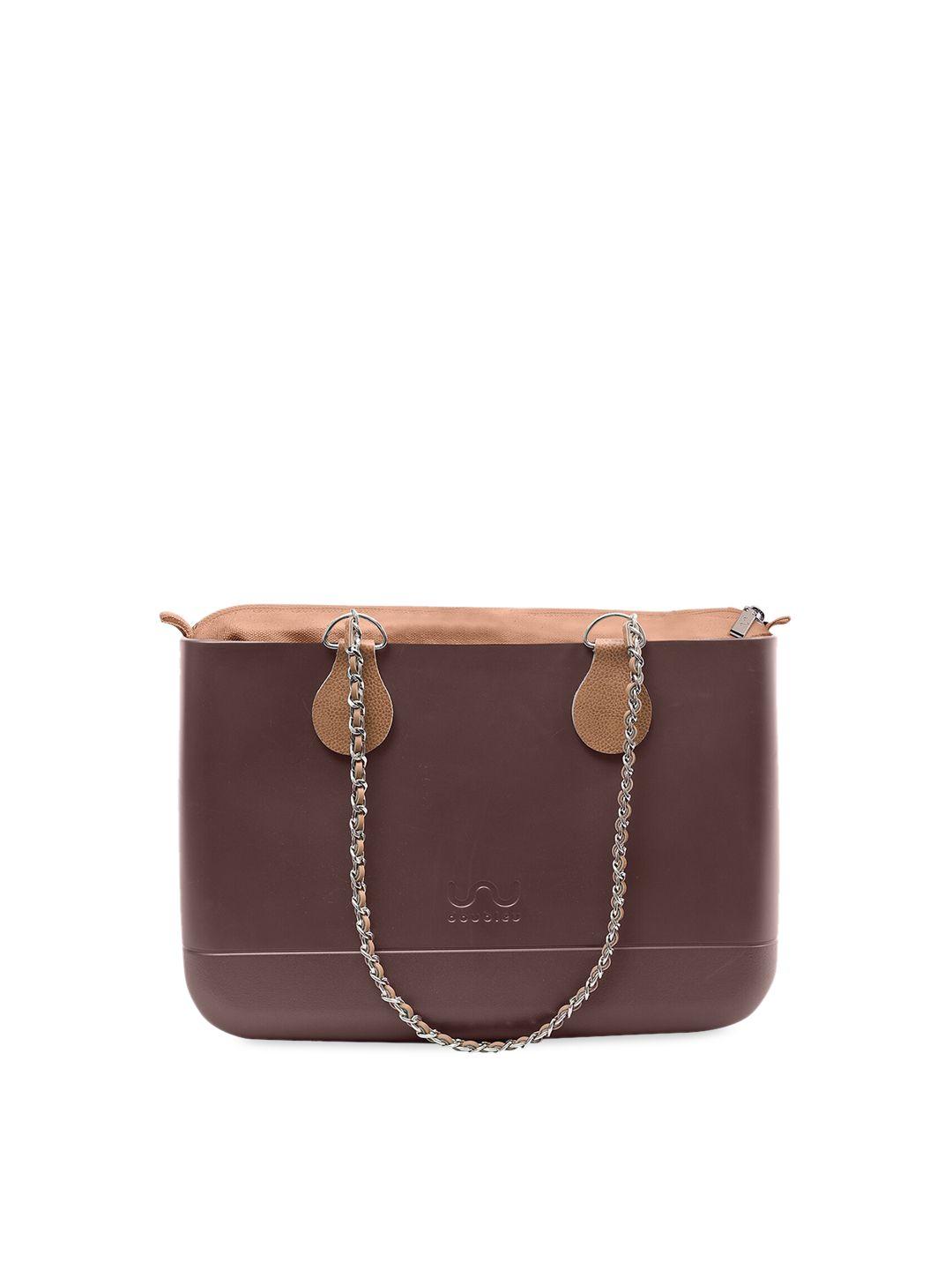 doubleu brown solid shoulder bag