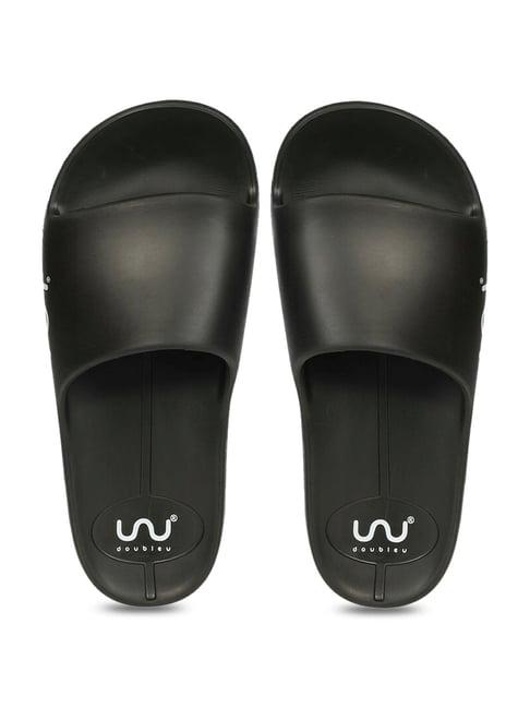 doubleu men's black slides