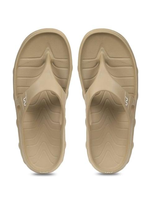 doubleu men's khaki flip flops