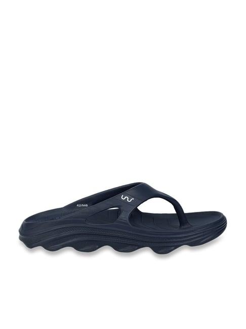 doubleu men's navy flip flops