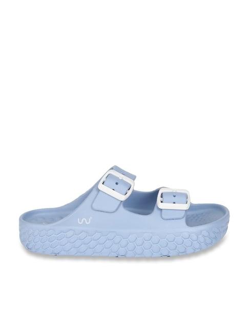 doubleu women's blue casual sandals