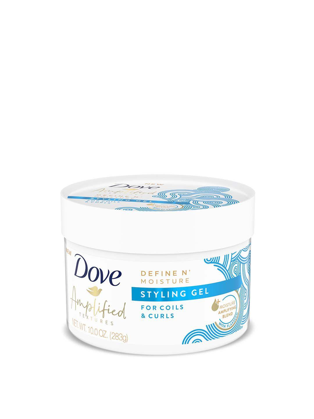 dove amplified textures define n moisture styling gel for coils & curly hair - 283 g