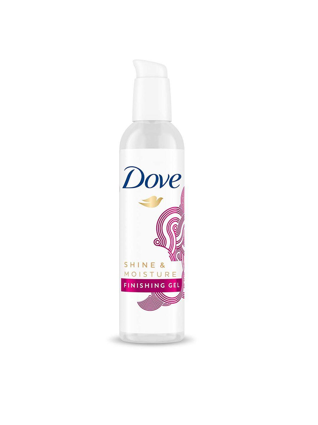 dove amplified textures shine & moisture finishing gel for curls & wavy hair - 236ml