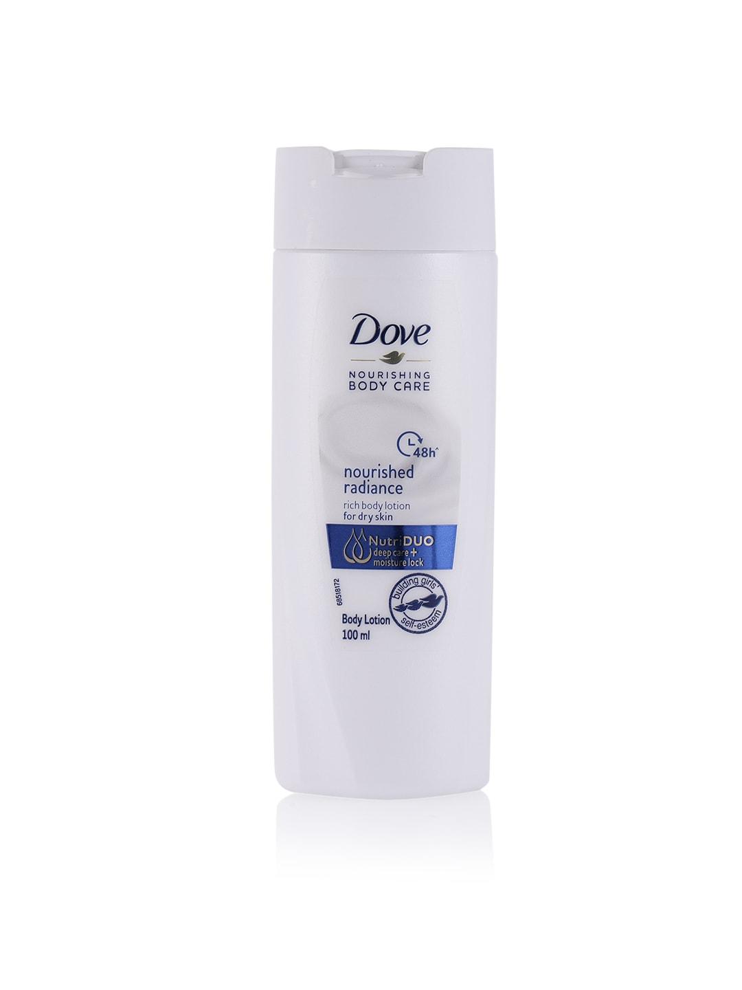 dove body love nutri duo nourished radiance paraben free body lotion 100 ml