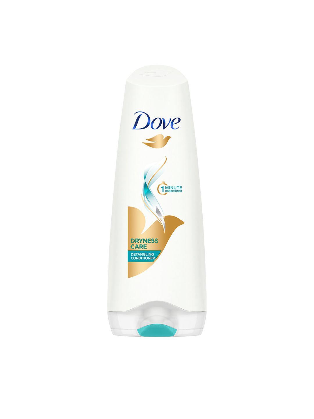 dove dryness care hair conditioner, for dry & frizzy hair, restores smoothness, 175 ml