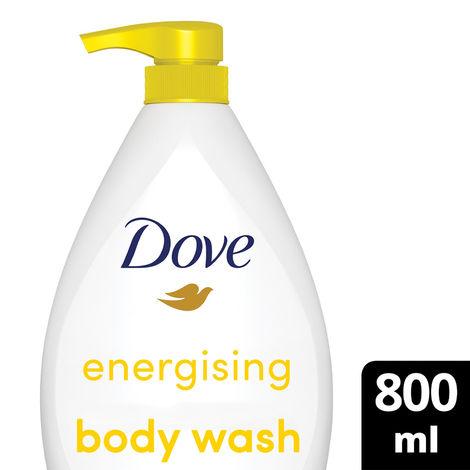 dove energising body wash with lemon scent and vitamin c (800 ml)