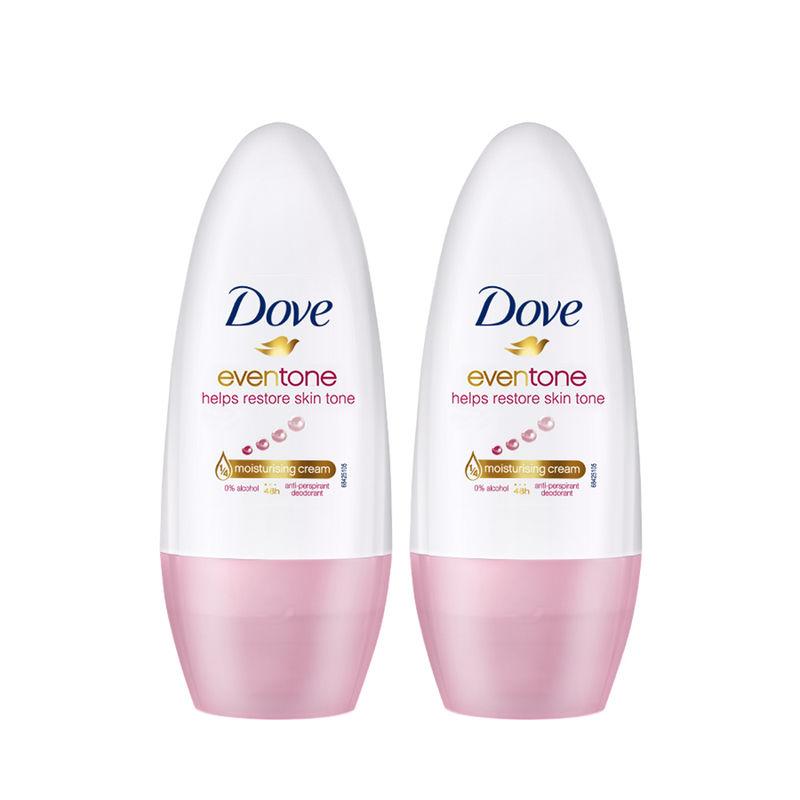 dove eventone deodorant roll on for women - pack of 2