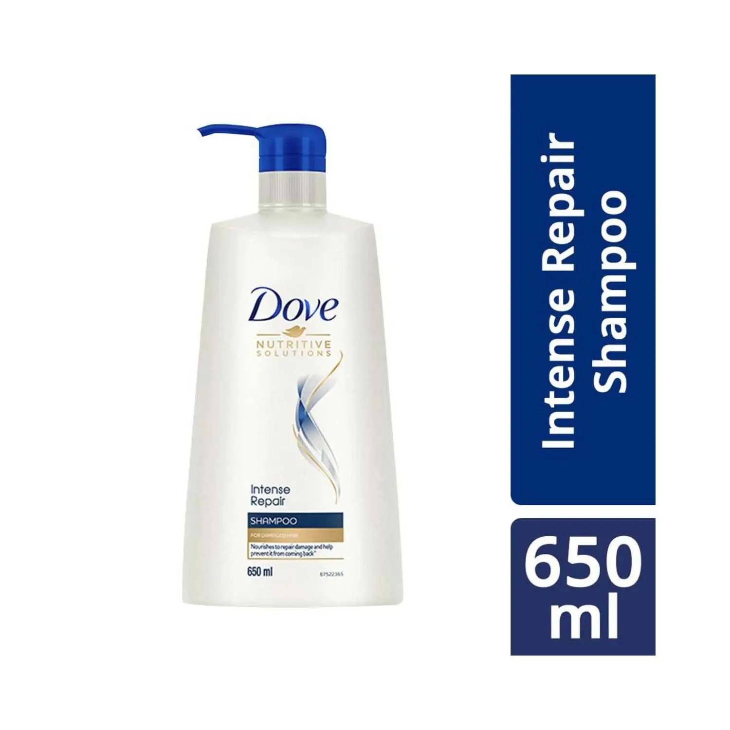 dove intense repair hair shampoo (650ml)