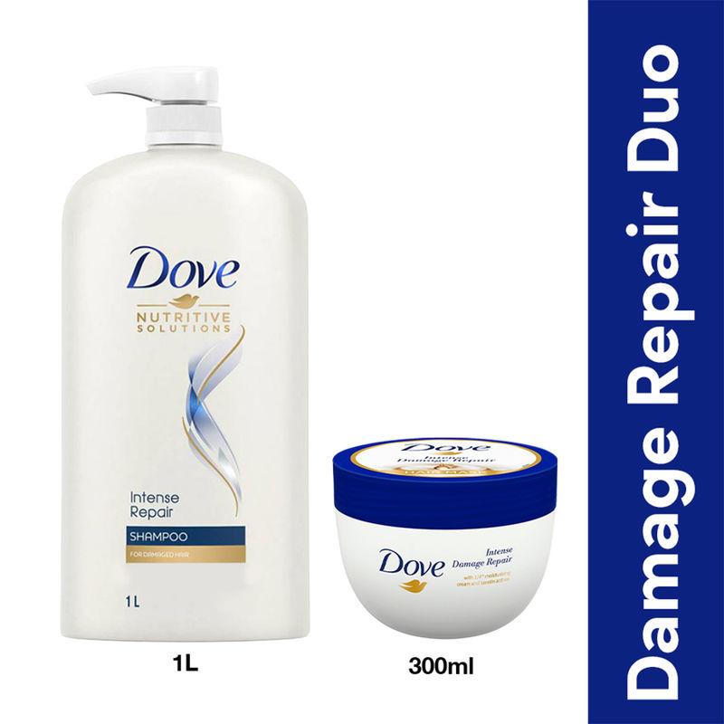 dove intense repair shampoo + hair mask