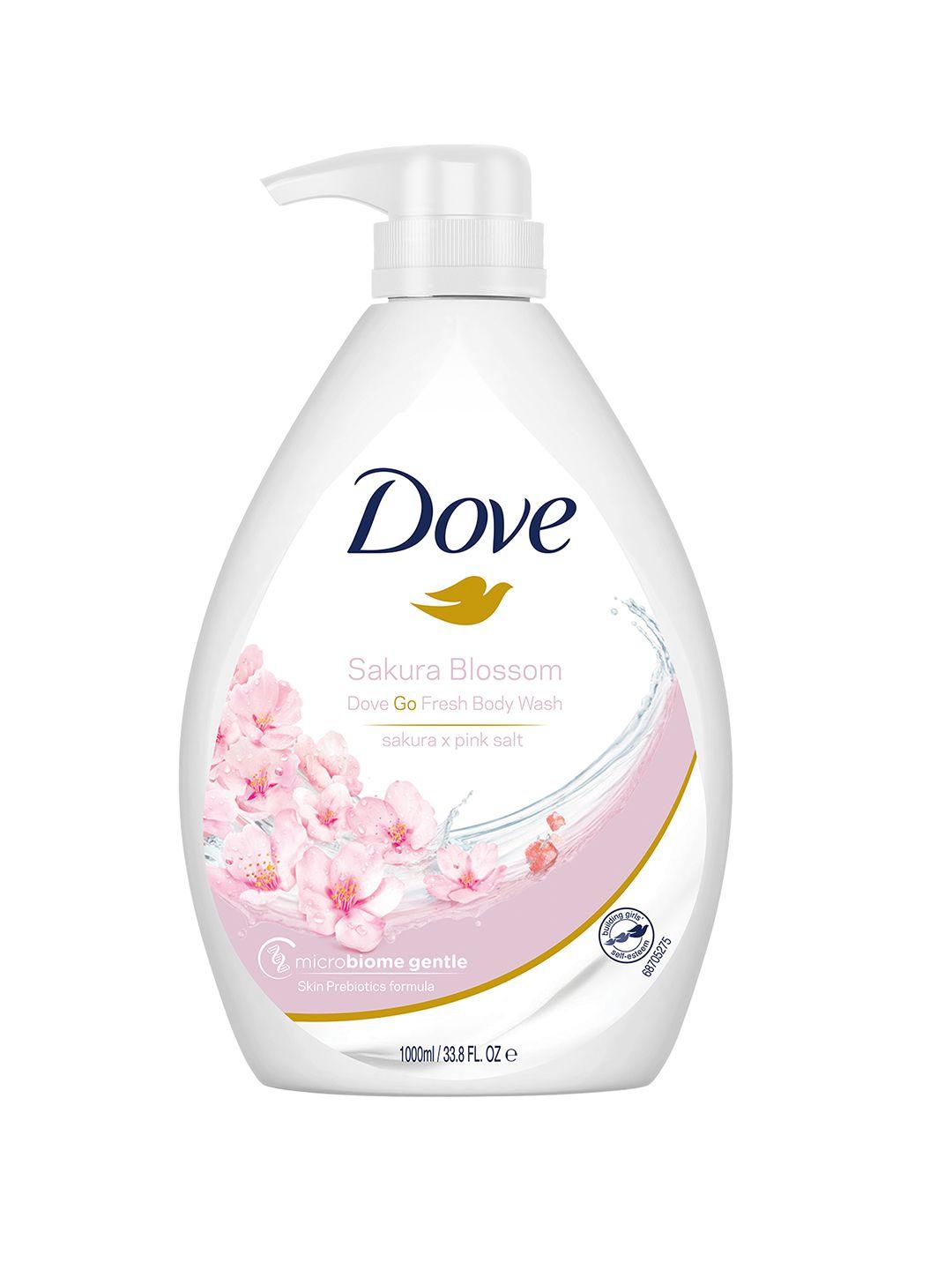dove sakura blossom go fresh body wash with himalayan pink salt - 1l