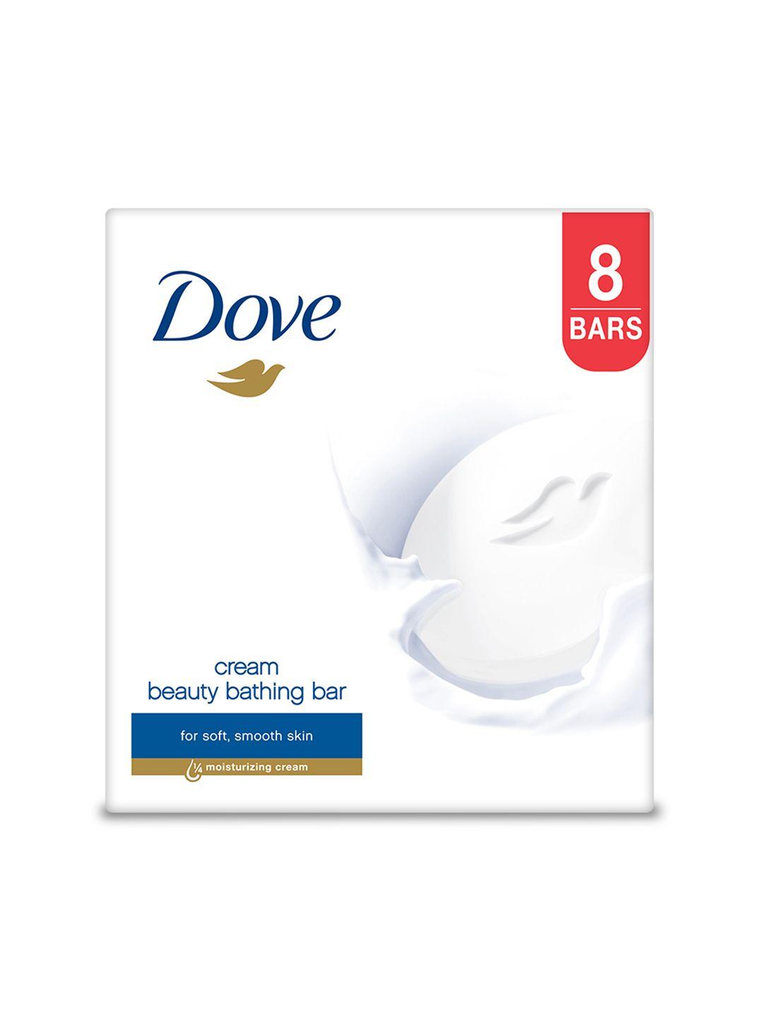 dove set of 8 cream beauty bathing bars