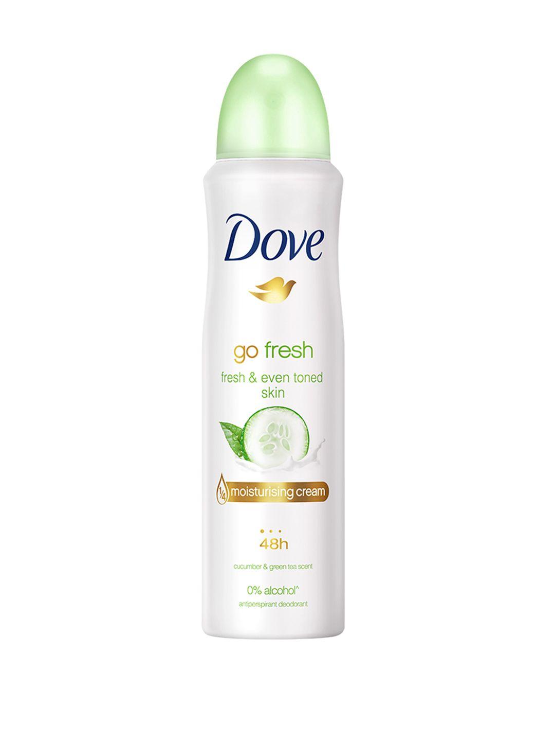 dove women go fresh deodorant with cucumber & green tea scent - 150 ml