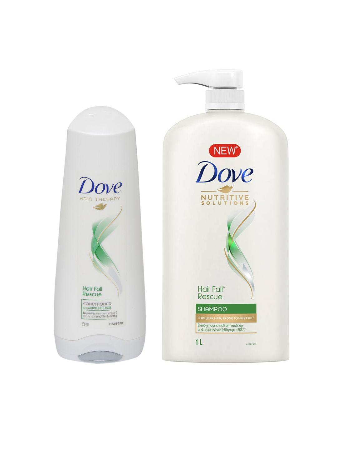 dove women set of hair fall rescue shampoo & conditioner