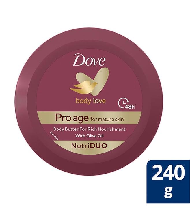 dove body love pro age body butter for mature skin - 240 gm