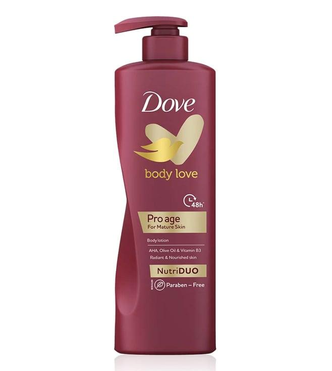 dove body love pro age body lotion for mature skin - 400 ml