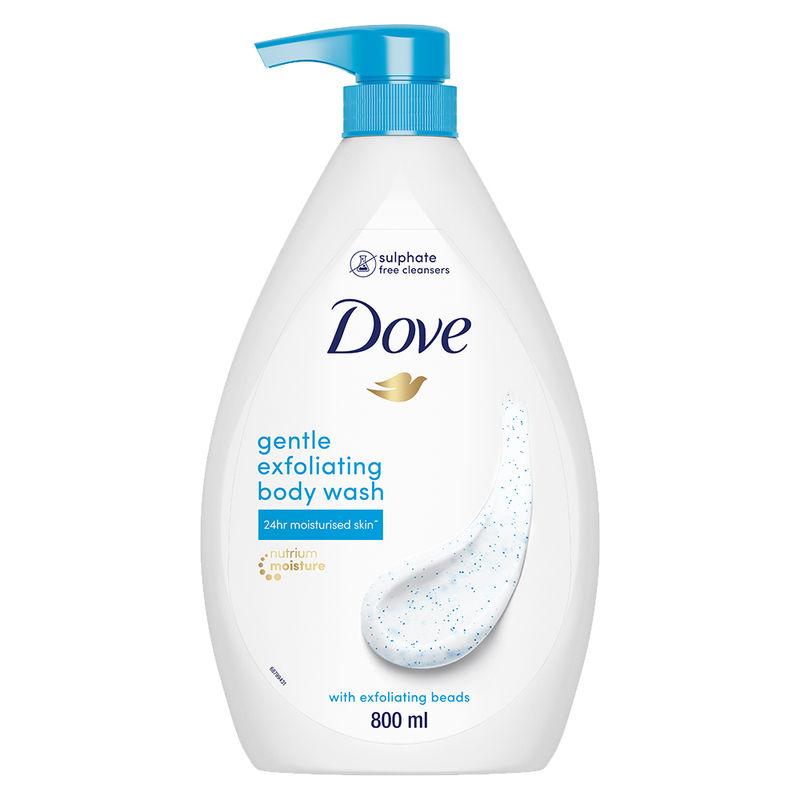 dove gentle exfoliating beads body wash for softer smoother skin