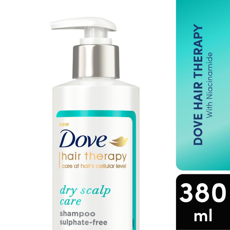 dove hair therapy dry scalp care shampoo sulphate and parabens free with niacinamide