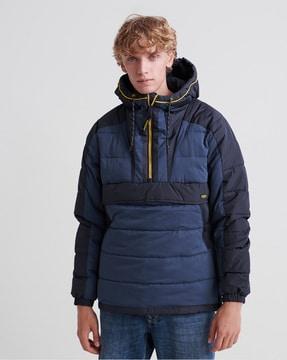 downhill-padded-overhead-jacket-with-half-zipper