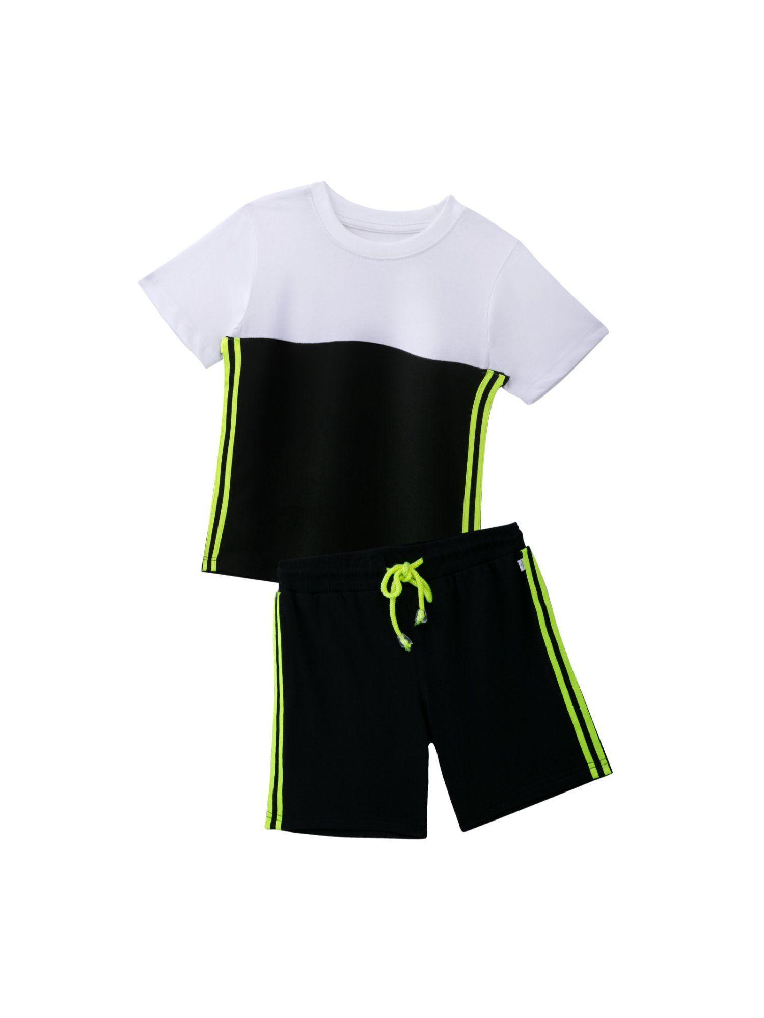 downtown - boy t-shirt and shorts coord (set of 2)