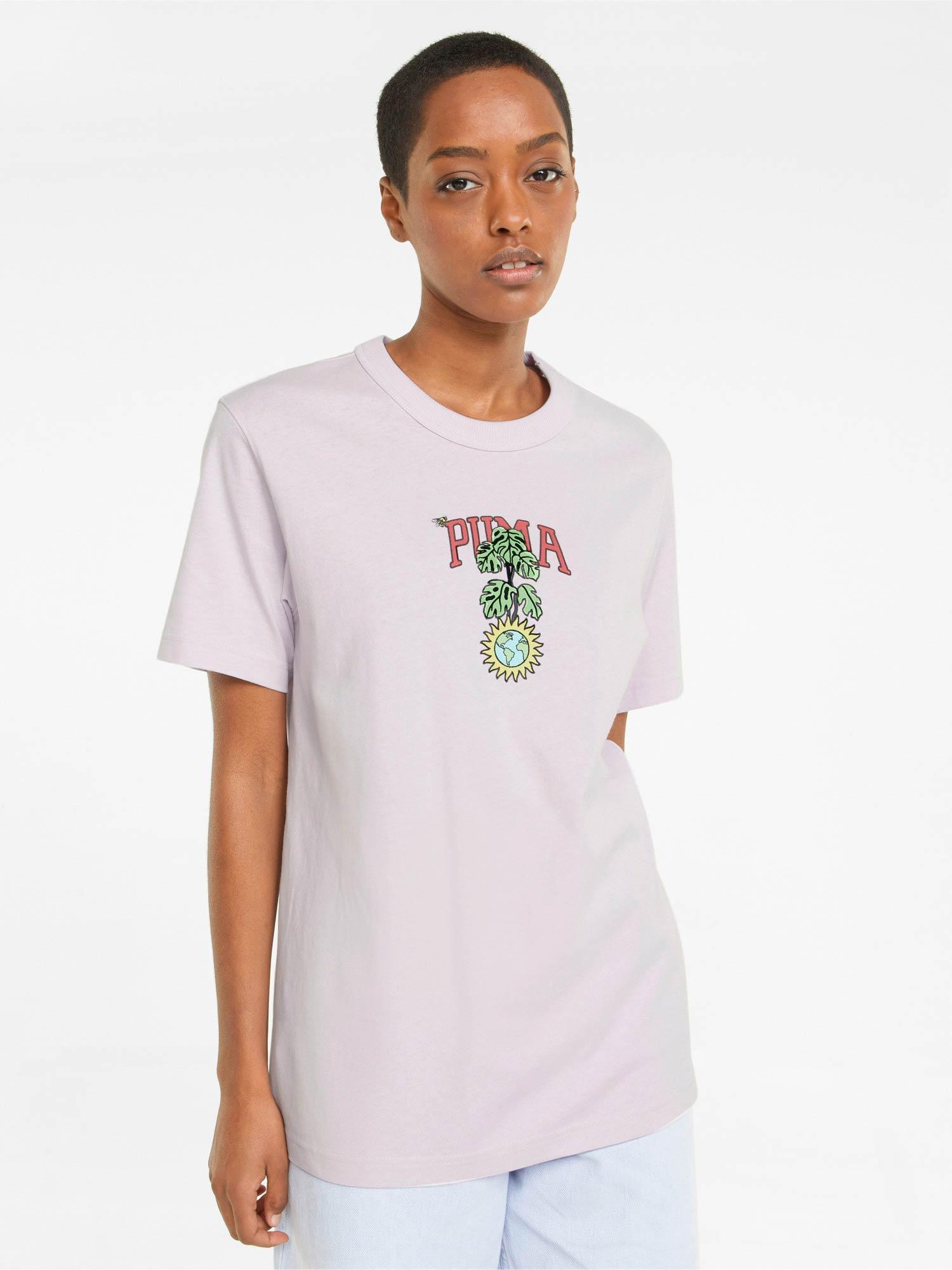 downtown relaxed graphic women's t-shirt