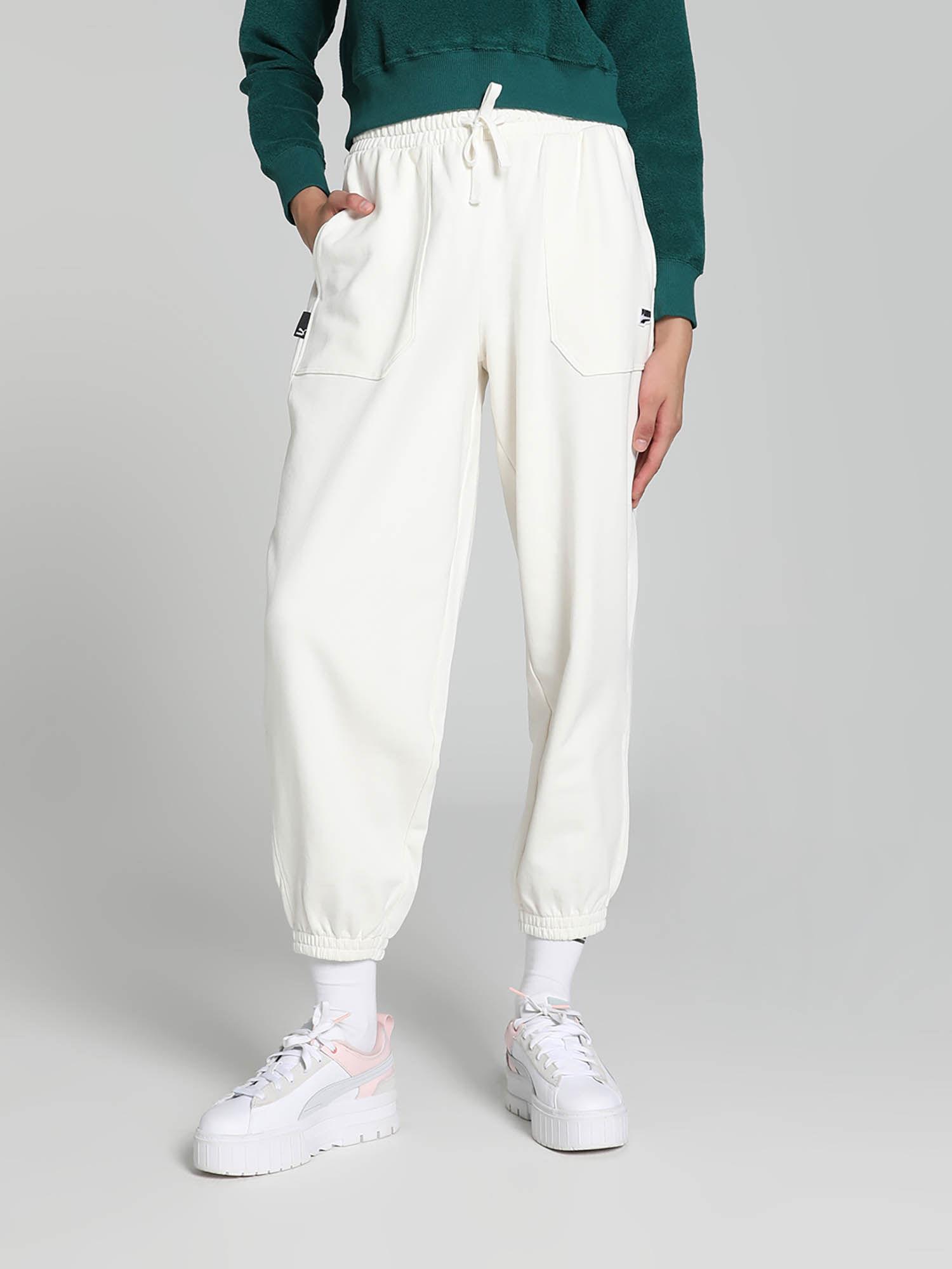 downtown tr women white sweatpant