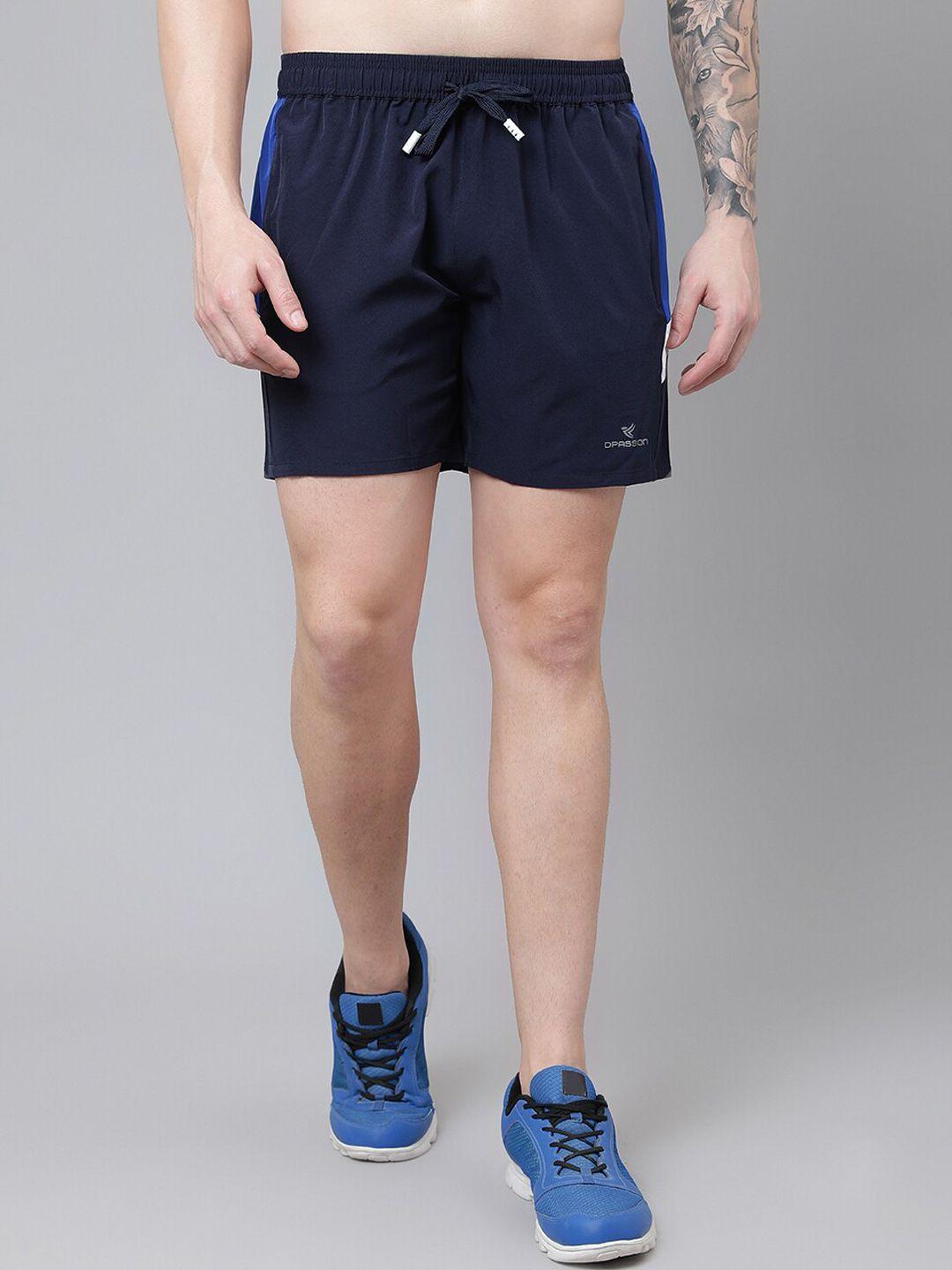 dpassion men solid running sports shorts
