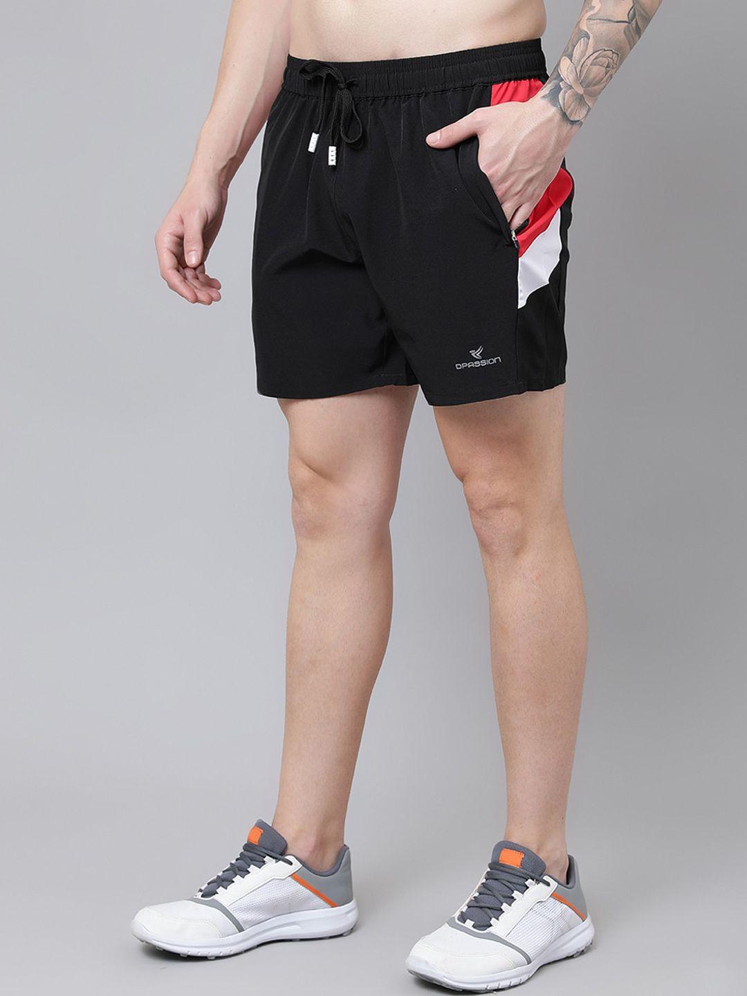 dpassion men solid running sports shorts