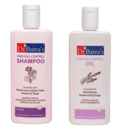 dr batra's hair fall shampoo and oil 200ml each