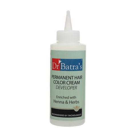 dr batra's herbal ammonia free hair color cream black - 130 gm