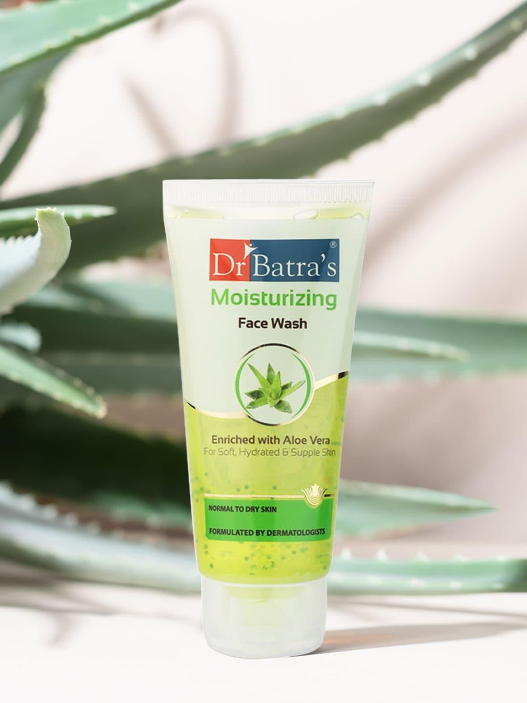 dr batra's unisex green pack of 3 moisturizing facewash 150 ml