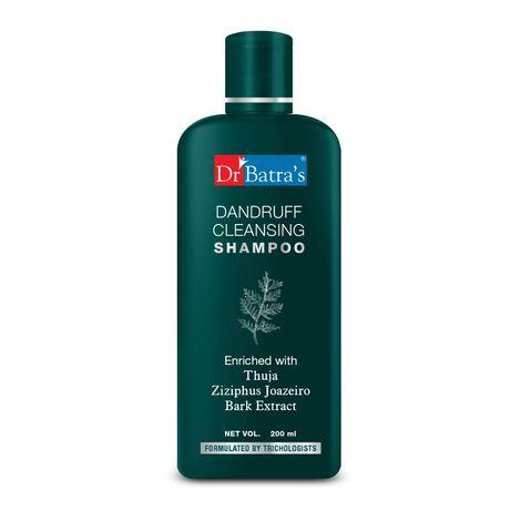 dr batra's dandruff cleansing shampoo enriched with thuja - 200 ml