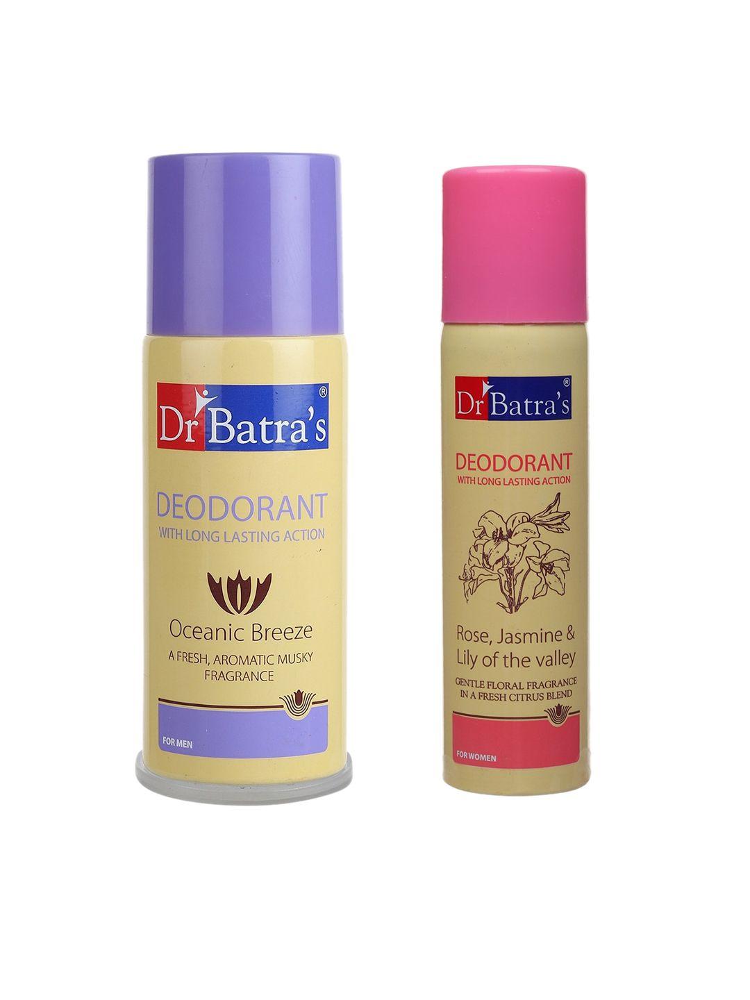 dr. batras men & women combo deodorant - 200 ml