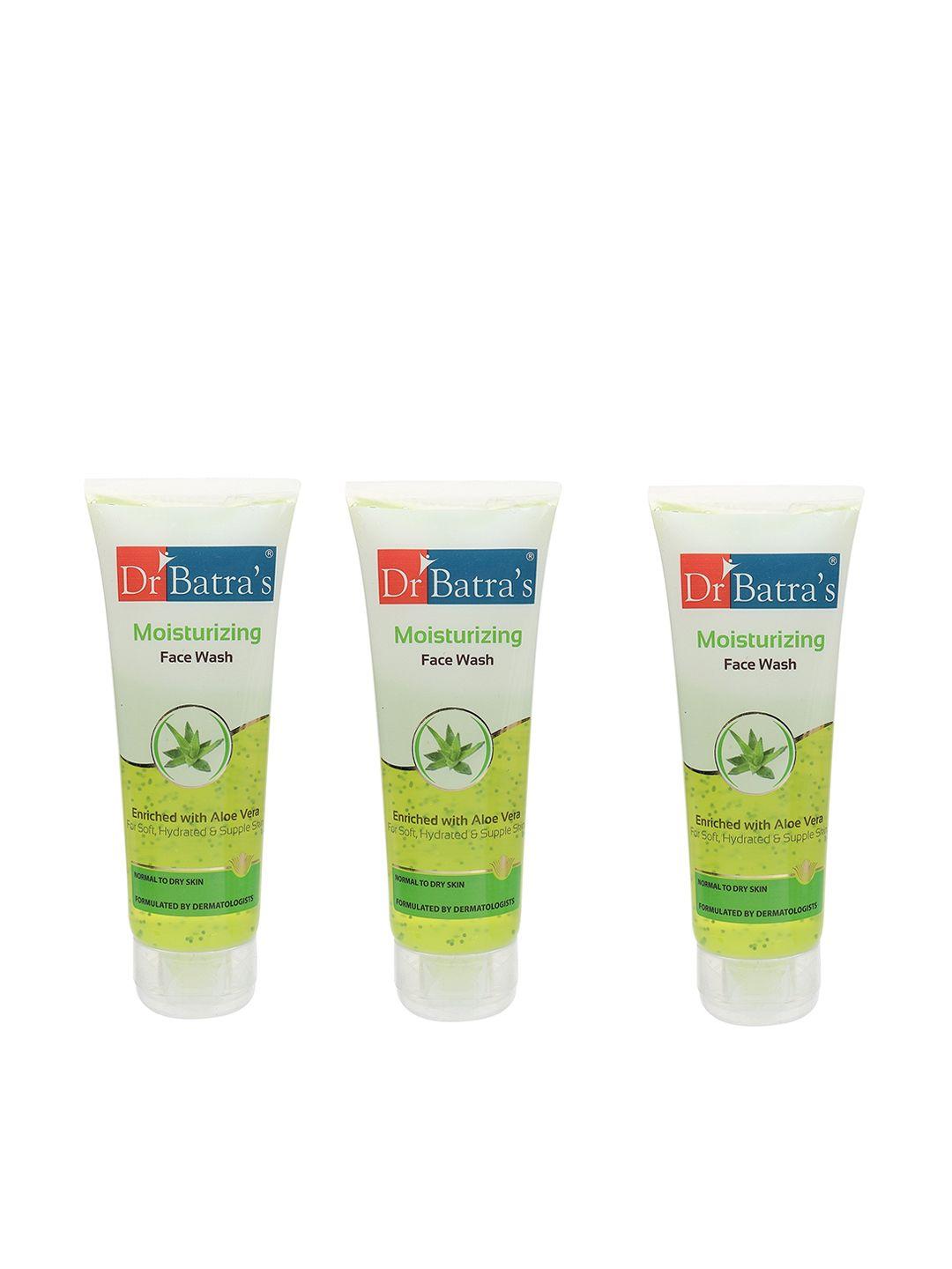 dr. batras pack of 3 moisturizing facewash 300ml