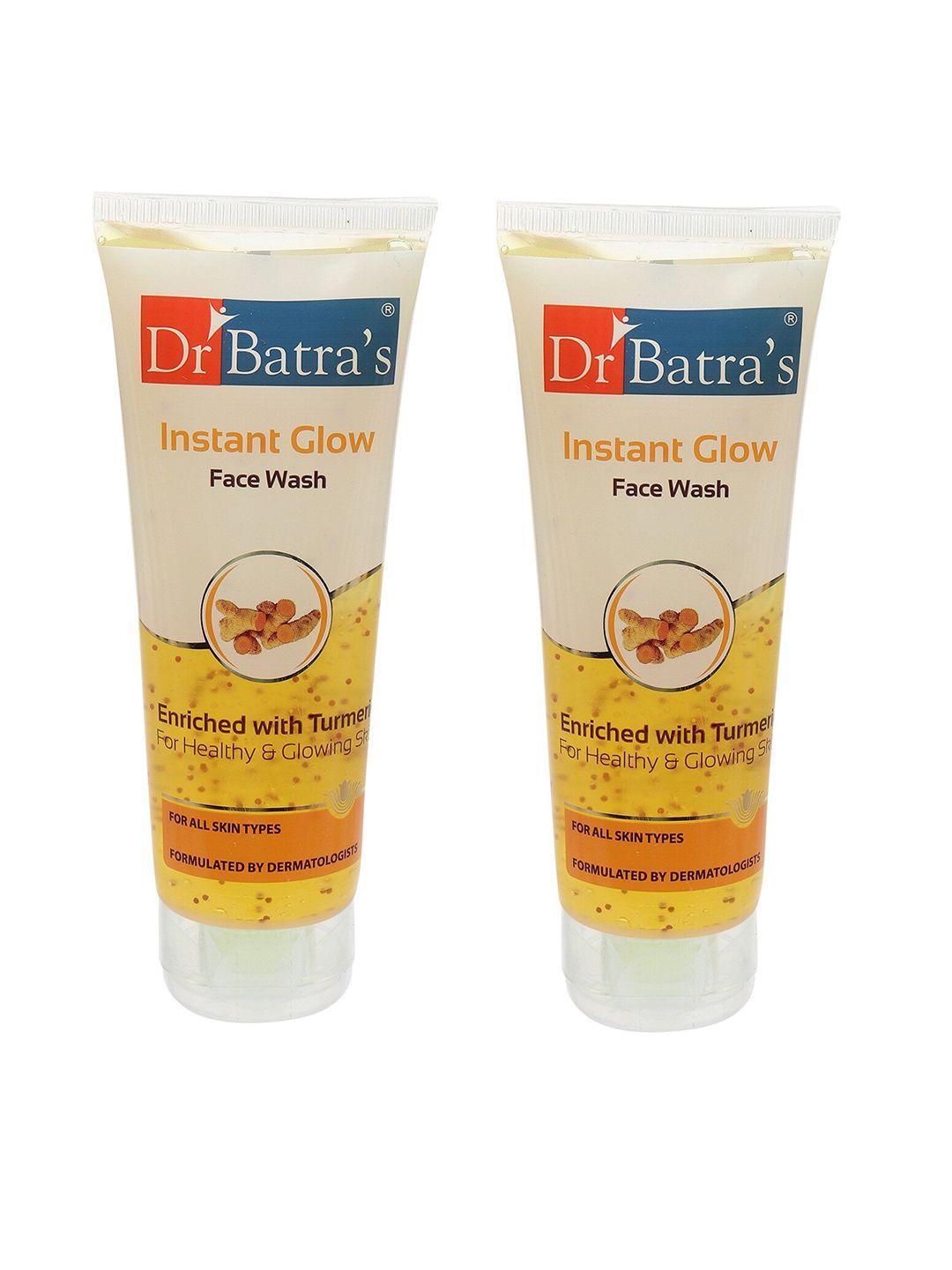 dr. batras set of 2 instant glow face wash 100 ml each
