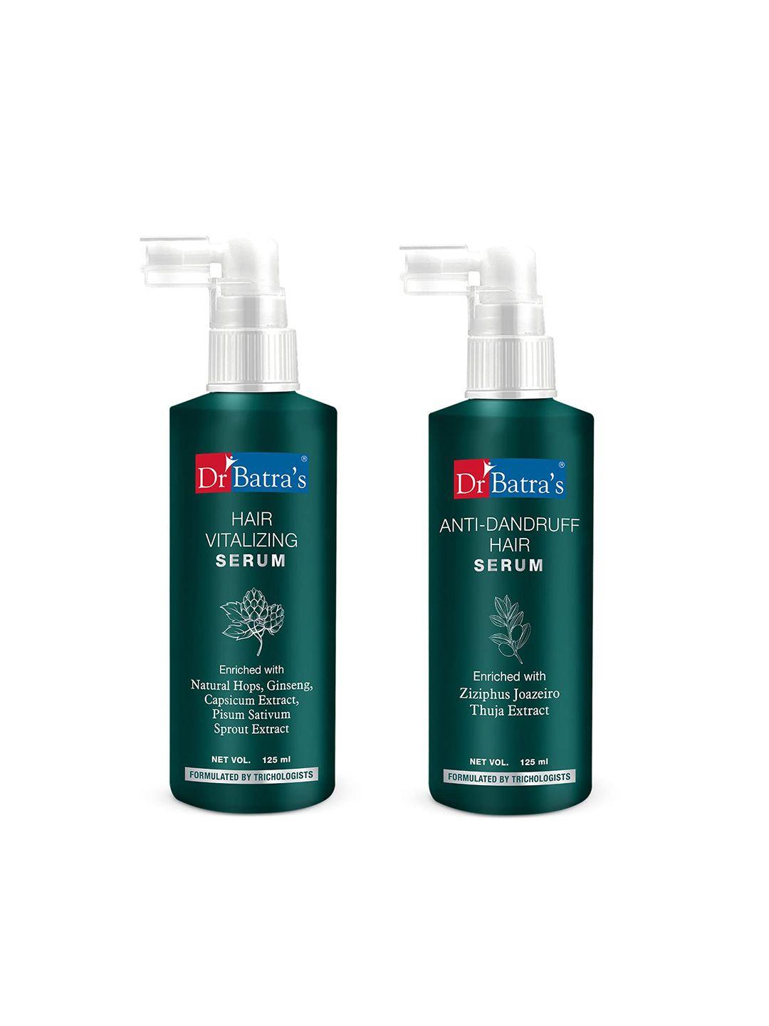 dr. batras anti dandruff hair serum & hair vitalizing serum - 125ml each