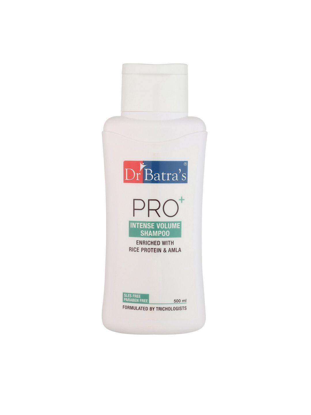 dr. batras unisex pro+ intense volume shampoo 500 ml