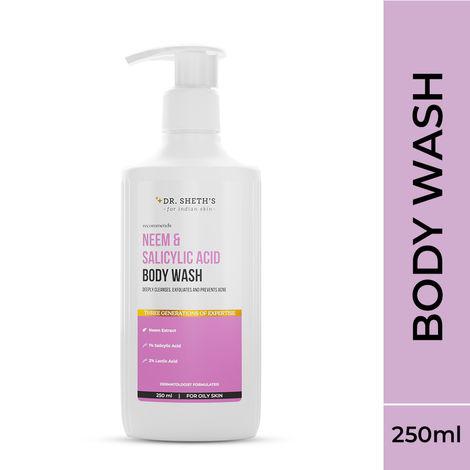 dr. sheth’s neem & salicylic acid body wash - 250ml