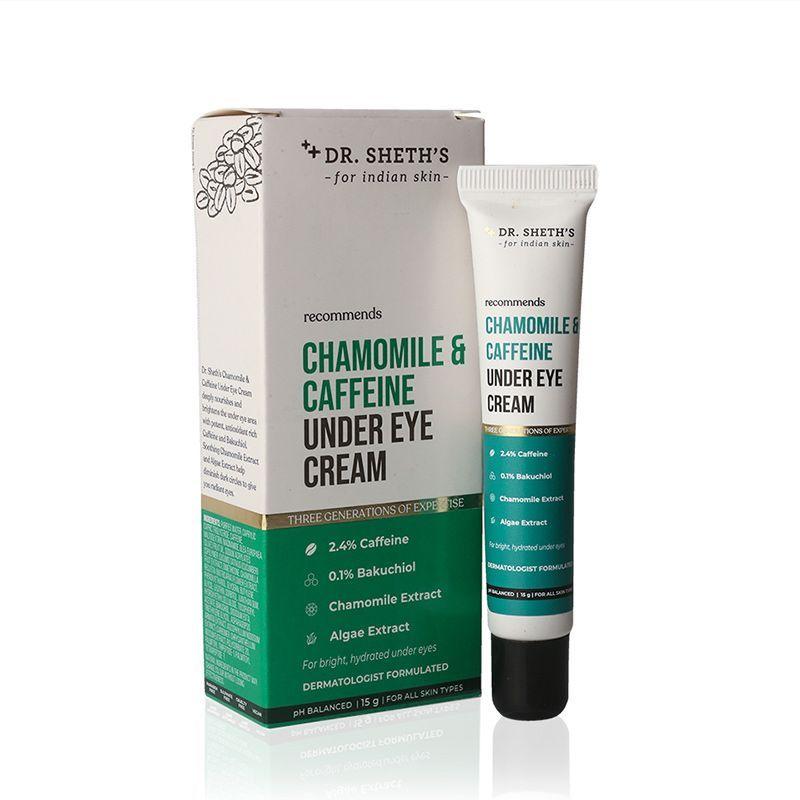 dr. sheth's chamomile & caffeine under eye cream