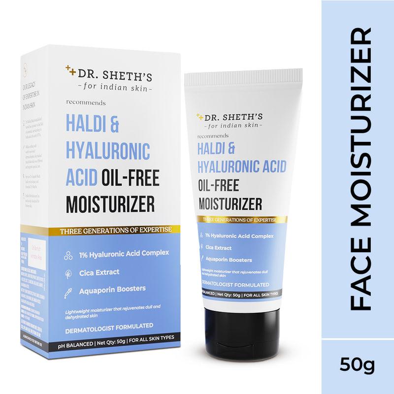 dr. sheth's haldi & hyaluronic acid oil-free moisturizer