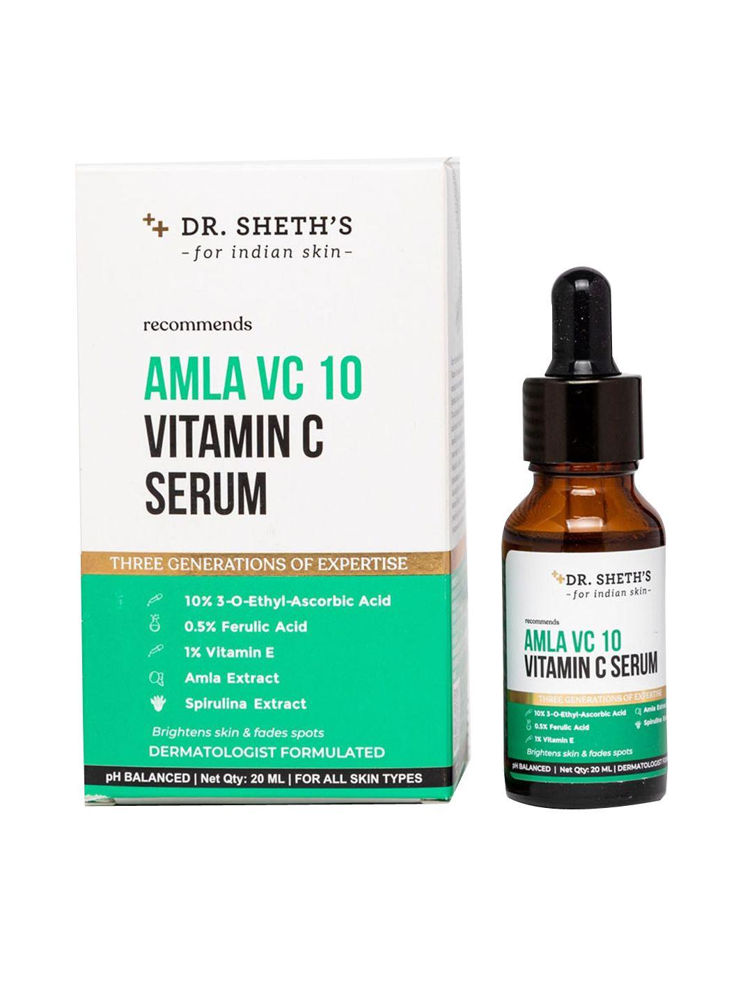 dr. sheths amla vc10 vitamin c serum to brightens skin - 20ml