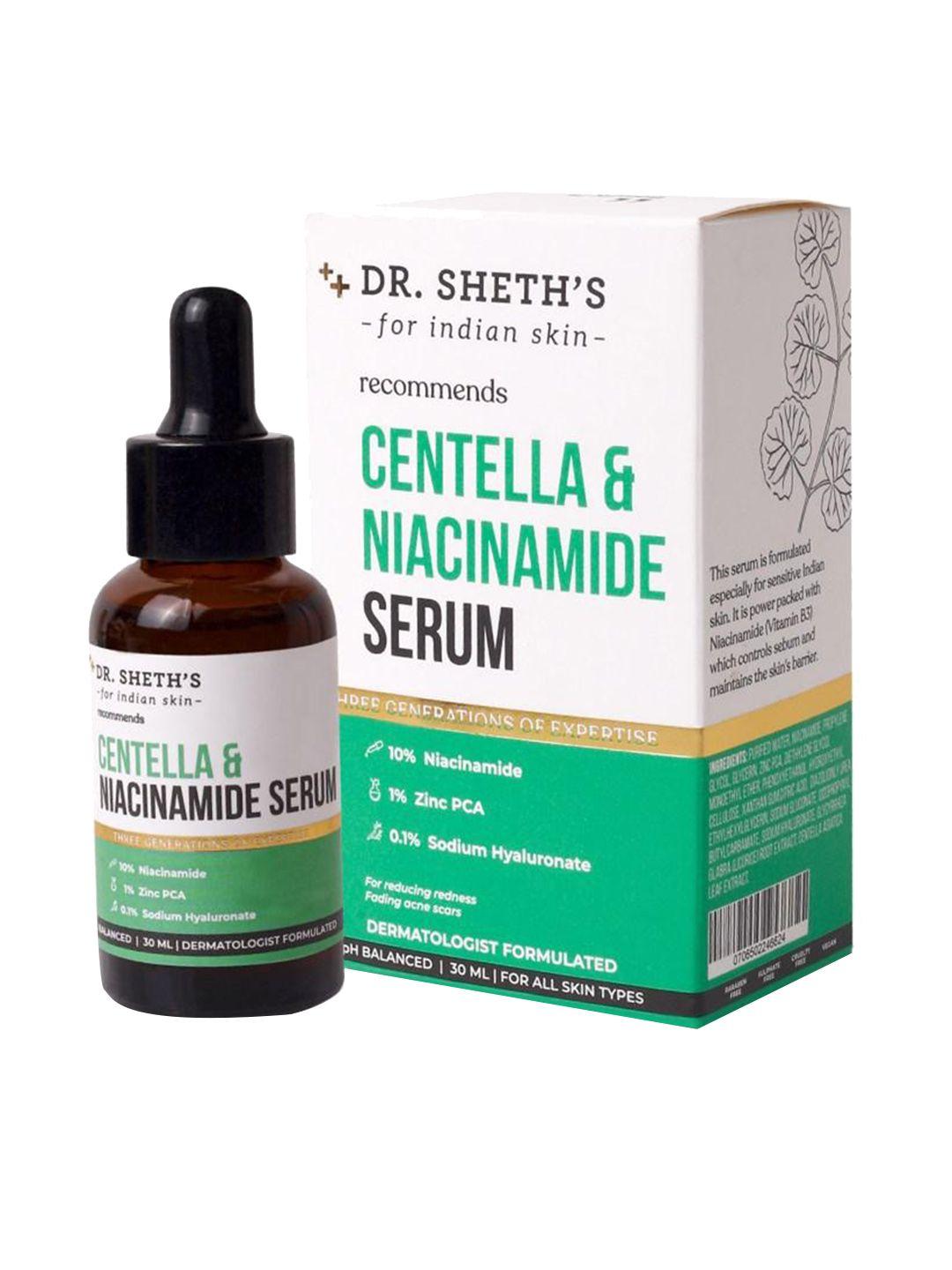 dr. sheths centella & niacinamide serum for reducing redness - 30 ml