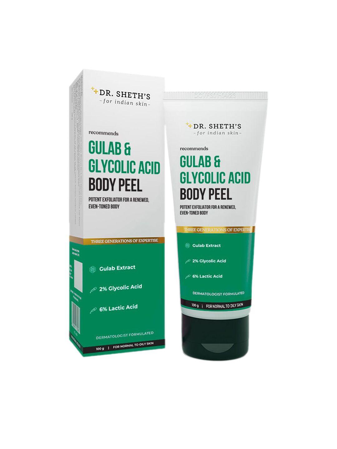 dr. sheths gulab & glycolic acid body peel-100g