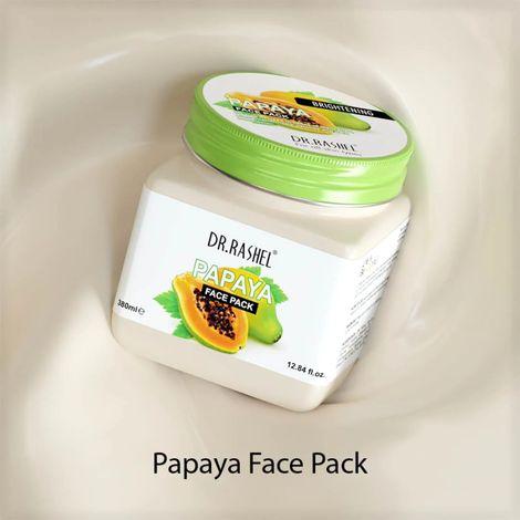dr.rashel brightening papaya face pack for all skin type (380 ml)