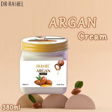 dr.rashel deep nourishment argan face and body cream for all skin type (380 ml)