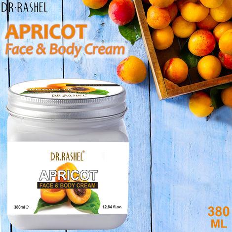 dr.rashel re-defining apricot face and body cream for all skin types (380 ml)