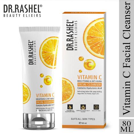 dr.rashel vitamin c brightening & anti-aging facial cleanser (80ml)