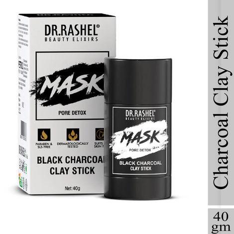 dr.rashel black charcoal clay stick mask pore detox (40gm)