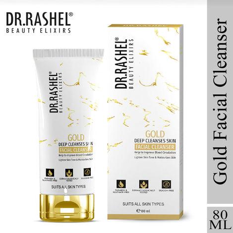 dr.rashel gold facial cleanser for deep skin cleansing (80ml)